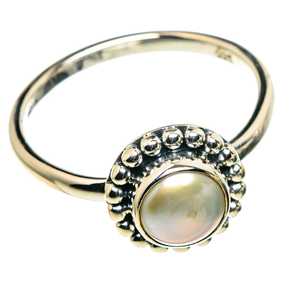 Cultured Pearl Rings handcrafted by Anasilvercos - RING86205