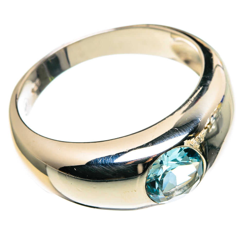 Blue Topaz Rings handcrafted by Anasilvercos - RING86210