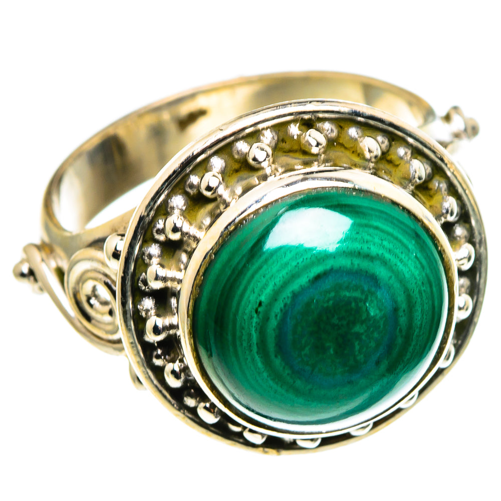 Malachite Rings handcrafted by Anasilvercos - RING86214
