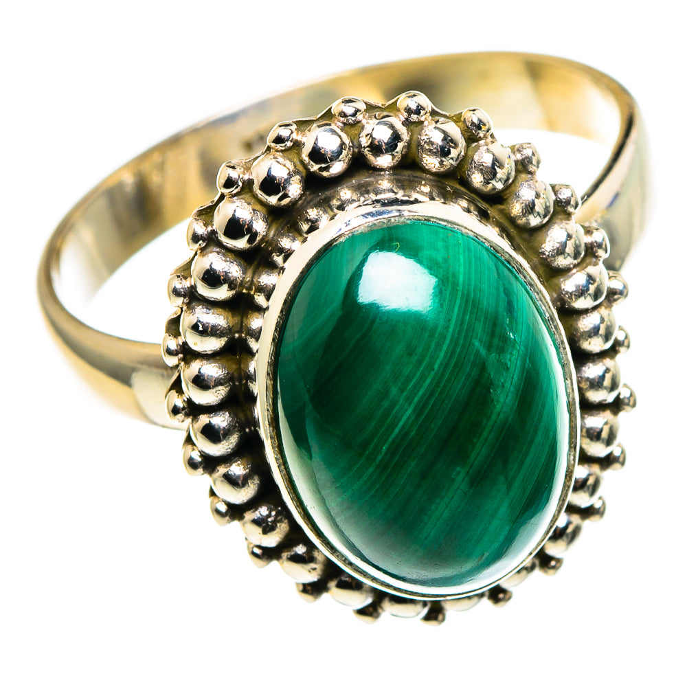 Malachite Rings handcrafted by Anasilvercos - RING86216