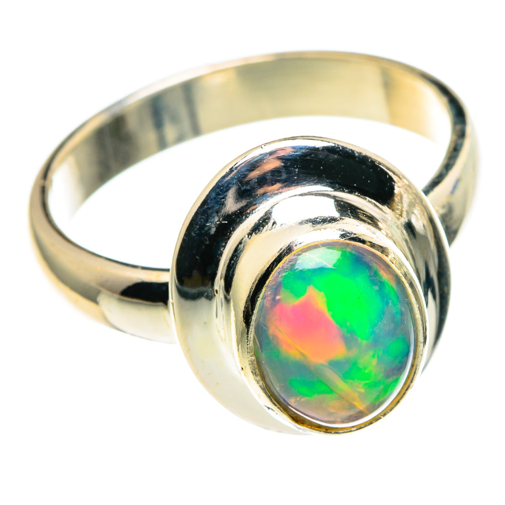 Ethiopian Opal Rings handcrafted by Anasilvercos - RING86244