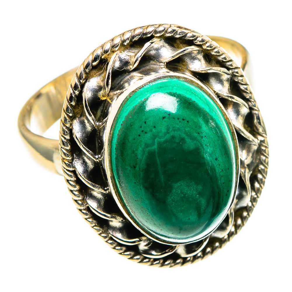 Malachite Rings handcrafted by Anasilvercos - RING86252