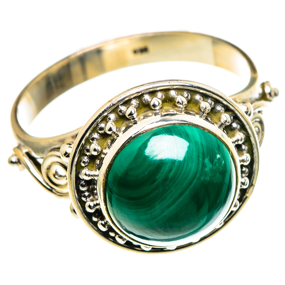 Malachite Rings handcrafted by Anasilvercos - RING86253
