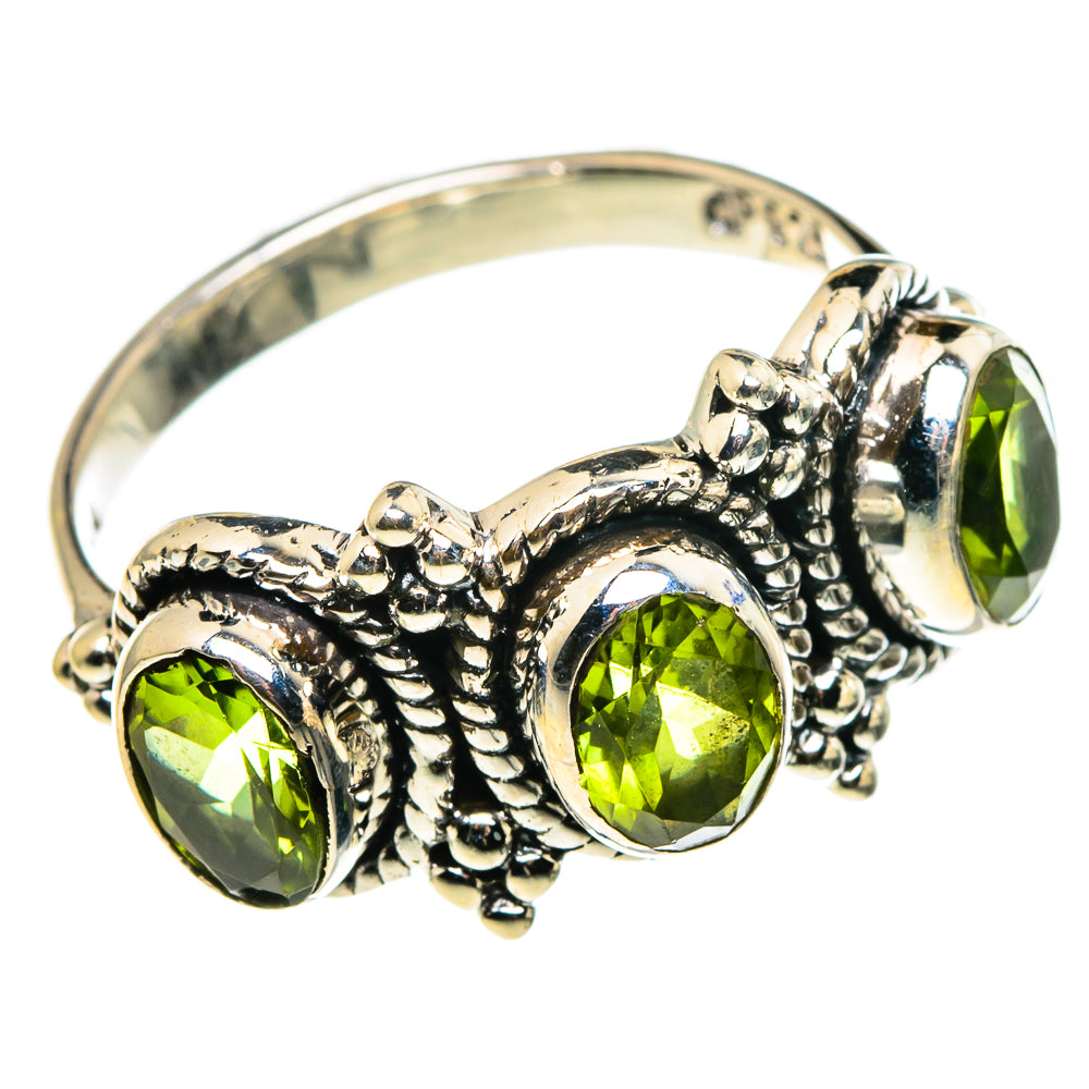 Peridot Rings handcrafted by Anasilvercos - RING86254