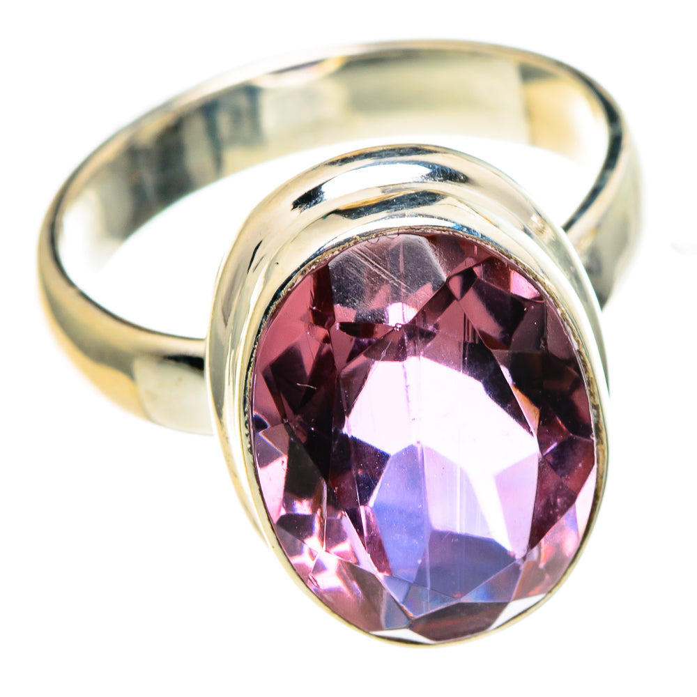 Color Change Alexandrite Rings handcrafted by Anasilvercos - RING86273