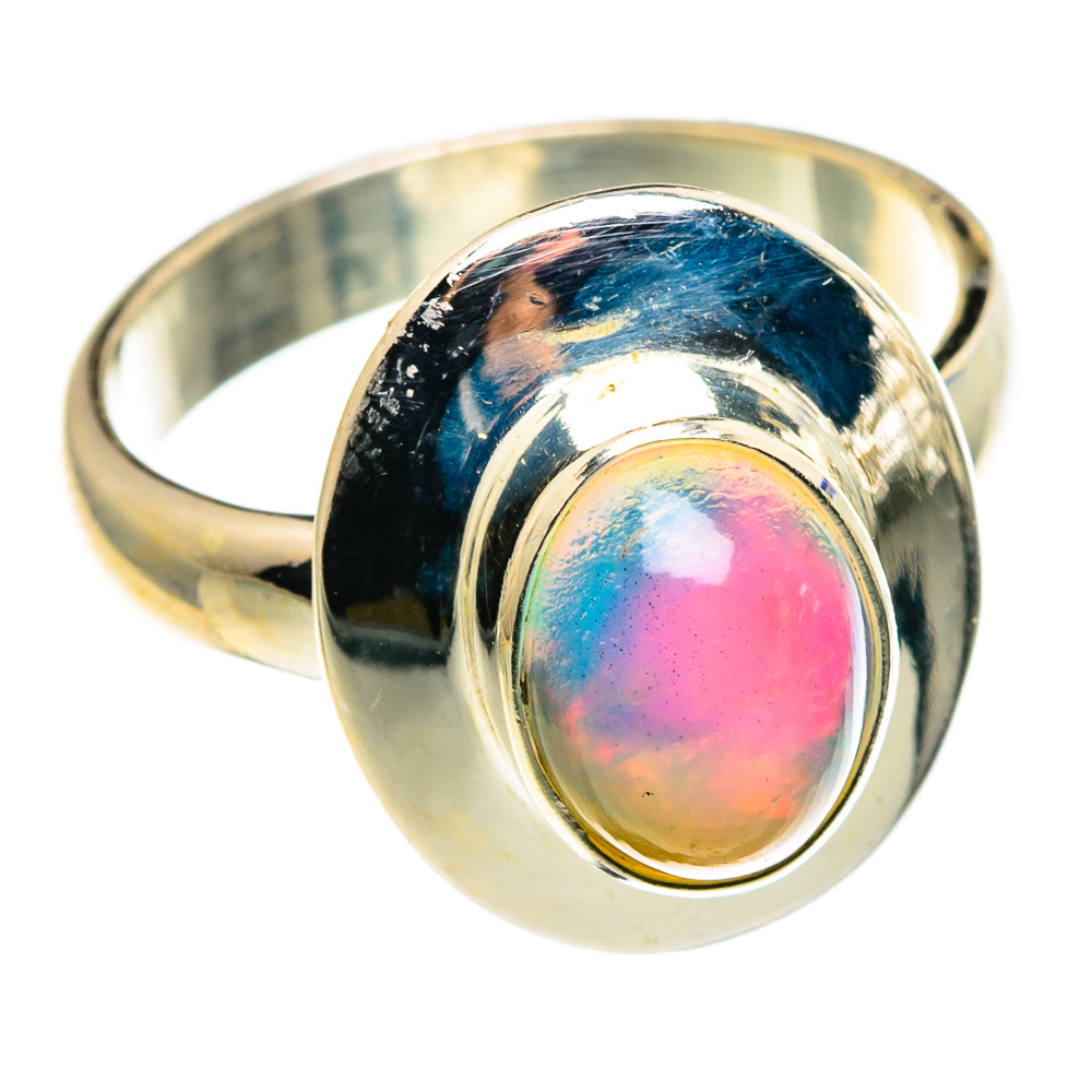 Ethiopian Opal Rings handcrafted by Anasilvercos - RING86279
