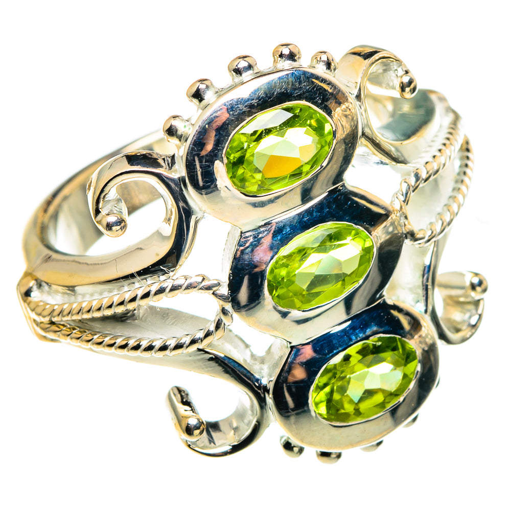 Peridot Rings handcrafted by Anasilvercos - RING86288