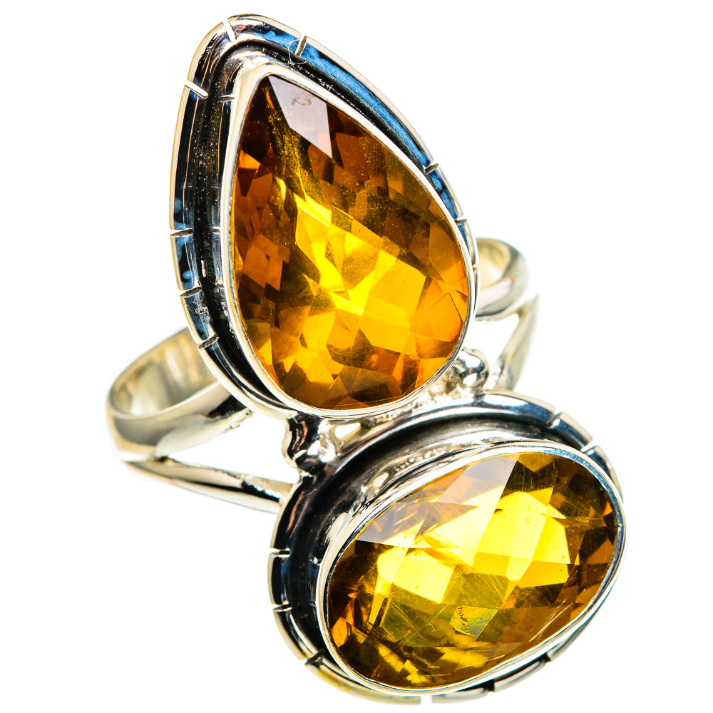 Mandarin Citrine Rings handcrafted by Anasilvercos - RING86295