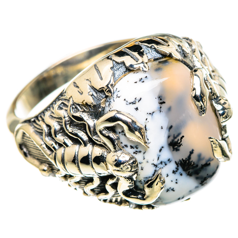 Dendritic Opal Rings handcrafted by Anasilvercos - RING86300