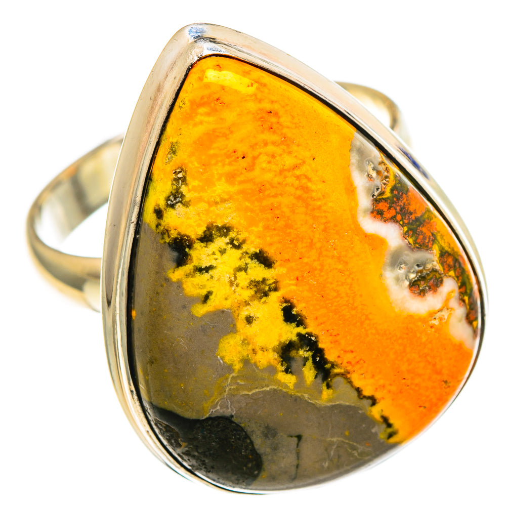 Bumble Bee Jasper Rings handcrafted by Anasilvercos - RING86308