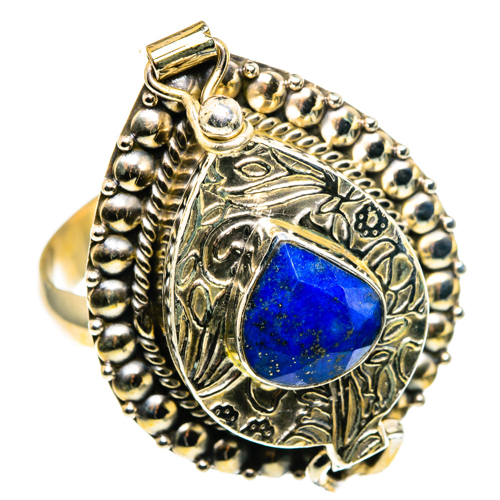 Lapis Lazuli Rings handcrafted by Anasilvercos - RING86310