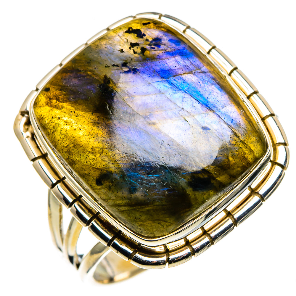 Labradorite Rings handcrafted by Anasilvercos - RING86312