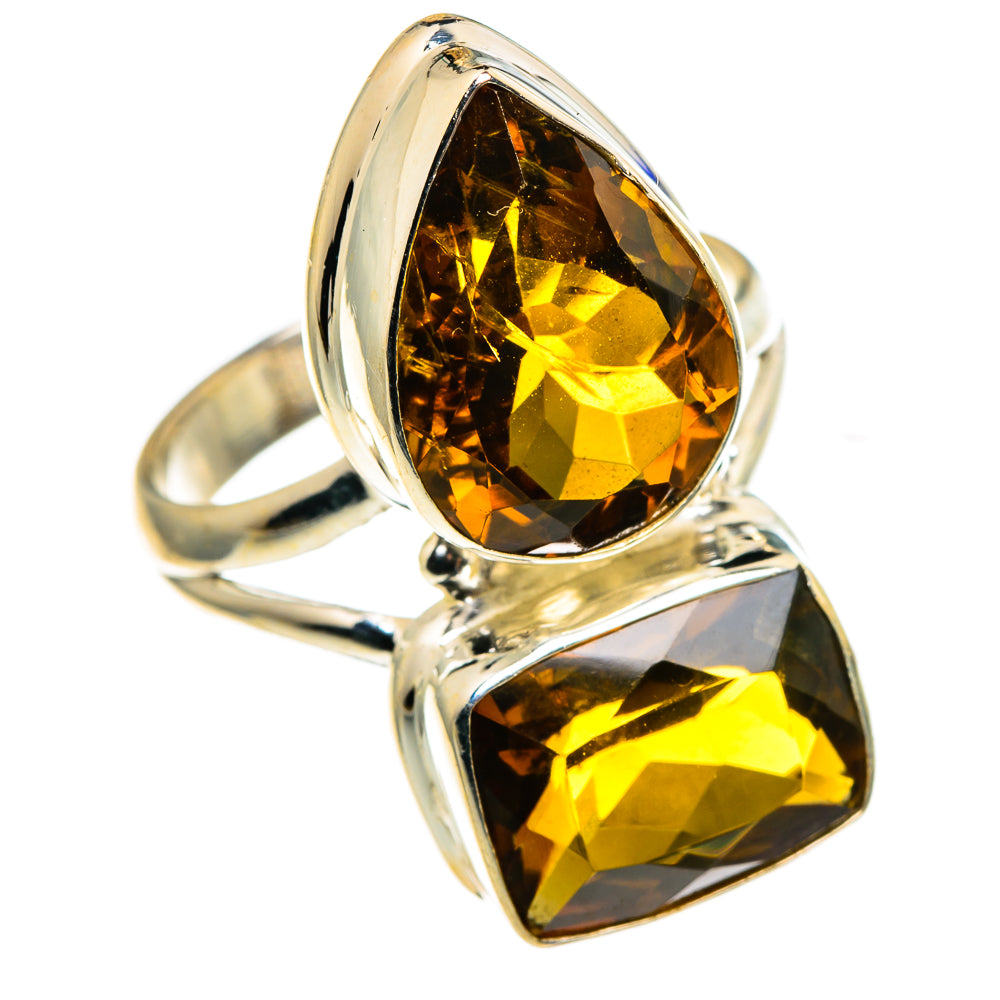 Mandarin Citrine Rings handcrafted by Anasilvercos - RING86326