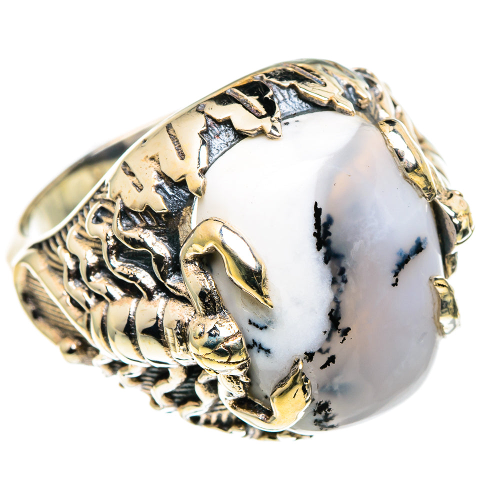 Dendritic Opal Rings handcrafted by Anasilvercos - RING86335