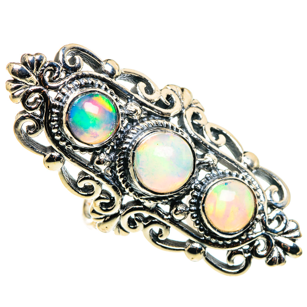 Ethiopian Opal Rings handcrafted by Anasilvercos - RING86338