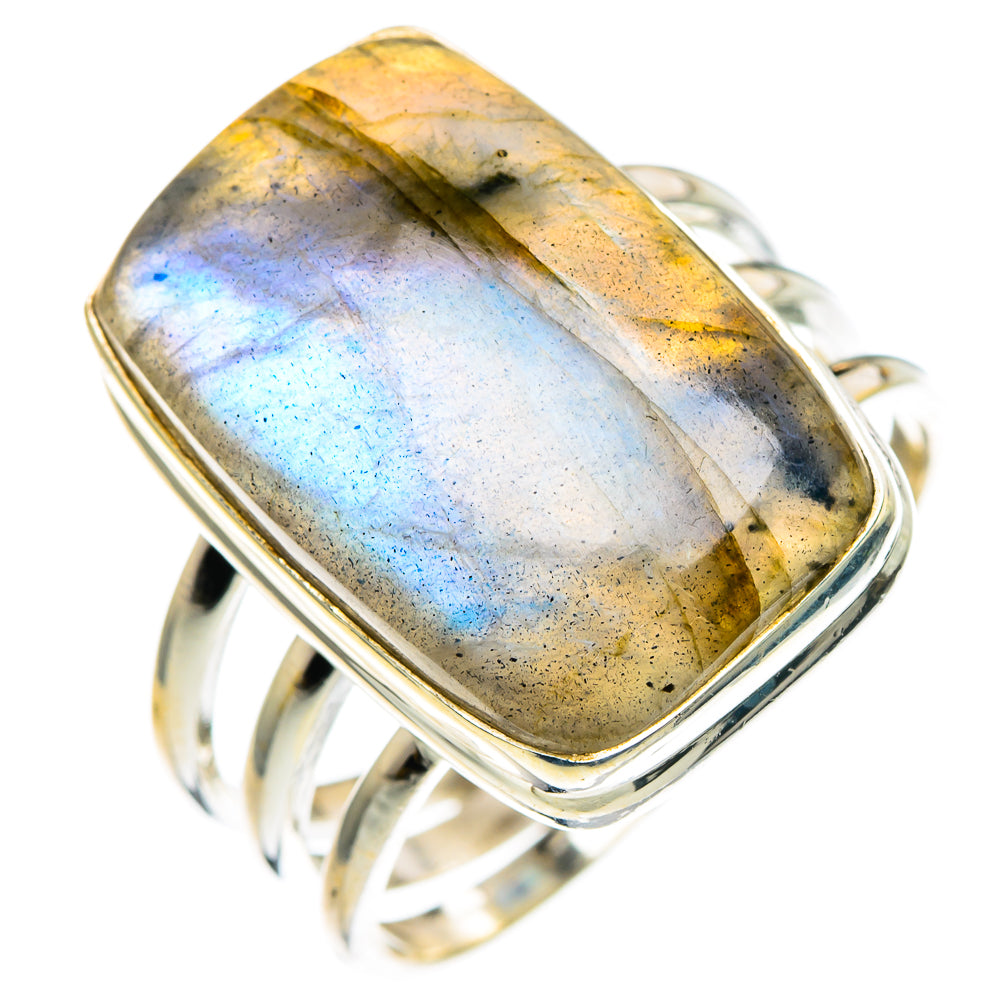Labradorite Rings handcrafted by Anasilvercos - RING86343