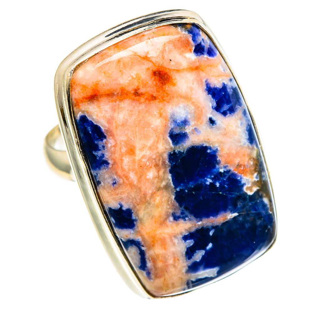 Sodalite Rings handcrafted by Anasilvercos - RING86344