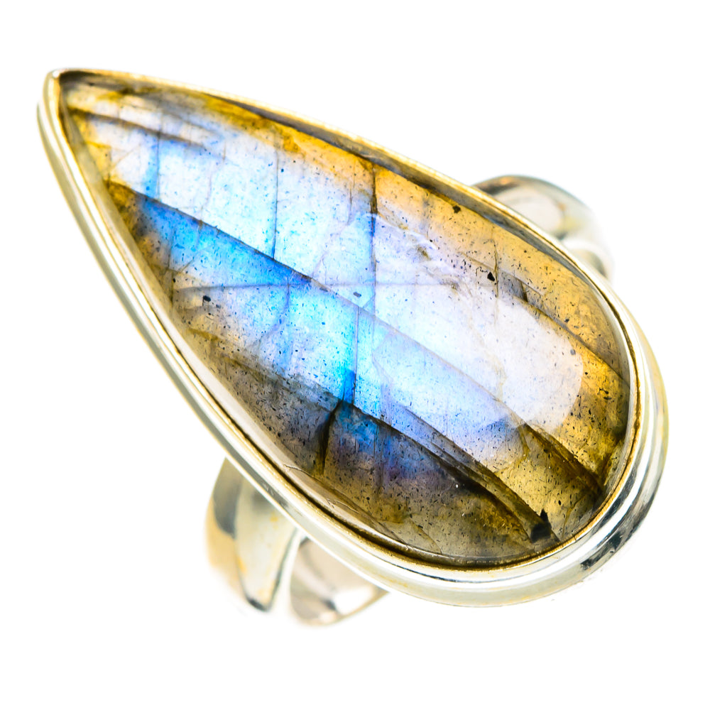 Labradorite Rings handcrafted by Anasilvercos - RING86345