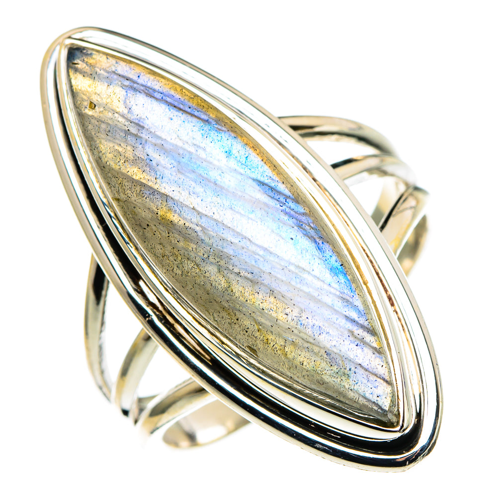 Labradorite Rings handcrafted by Anasilvercos - RING86348