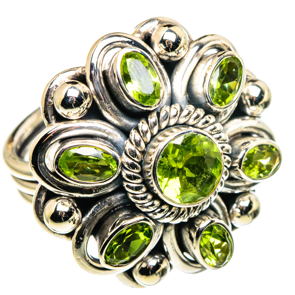 Peridot Rings handcrafted by Anasilvercos - RING86351