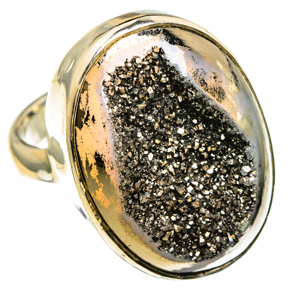 Metallic Druzy Rings handcrafted by Anasilvercos - RING86355