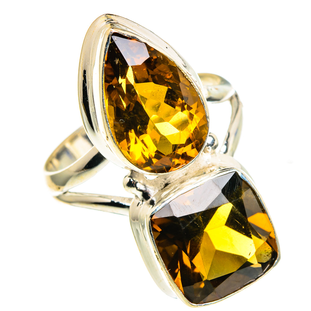 Mandarin Citrine Rings handcrafted by Anasilvercos - RING86356