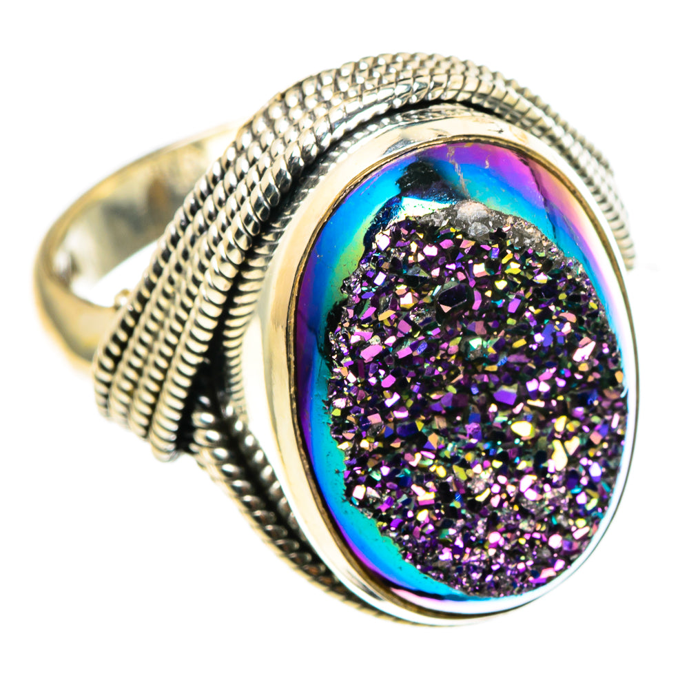 Titanium Druzy Rings handcrafted by Anasilvercos - RING86369
