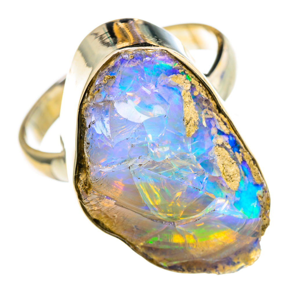 Ethiopian Opal Rings handcrafted by Anasilvercos - RING86370