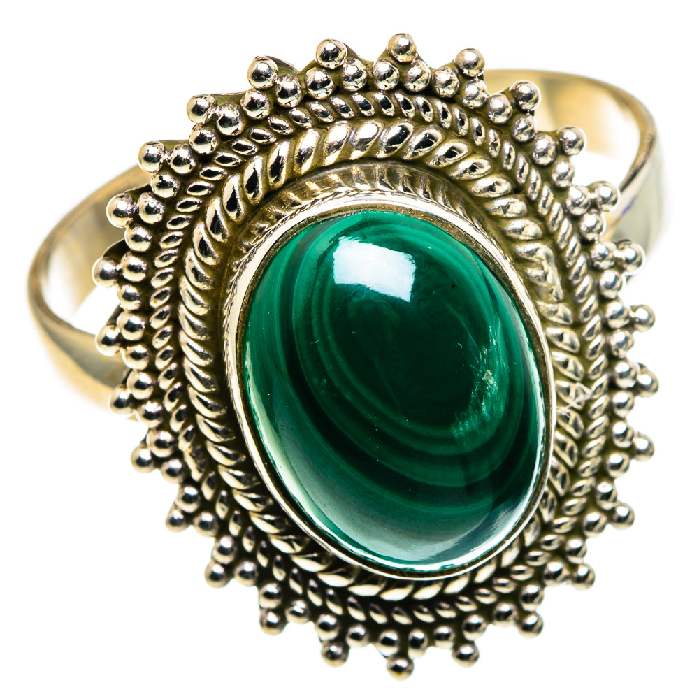 Malachite Rings handcrafted by Anasilvercos - RING86380