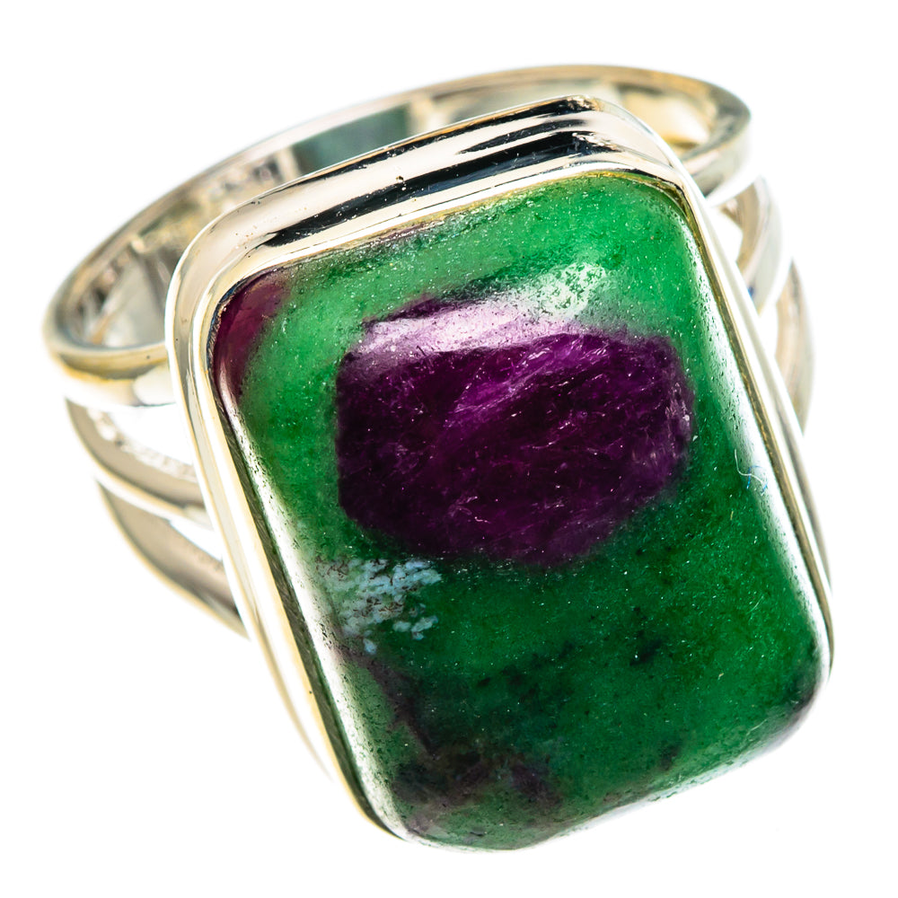 Ruby Zoisite Rings handcrafted by Anasilvercos - RING86381