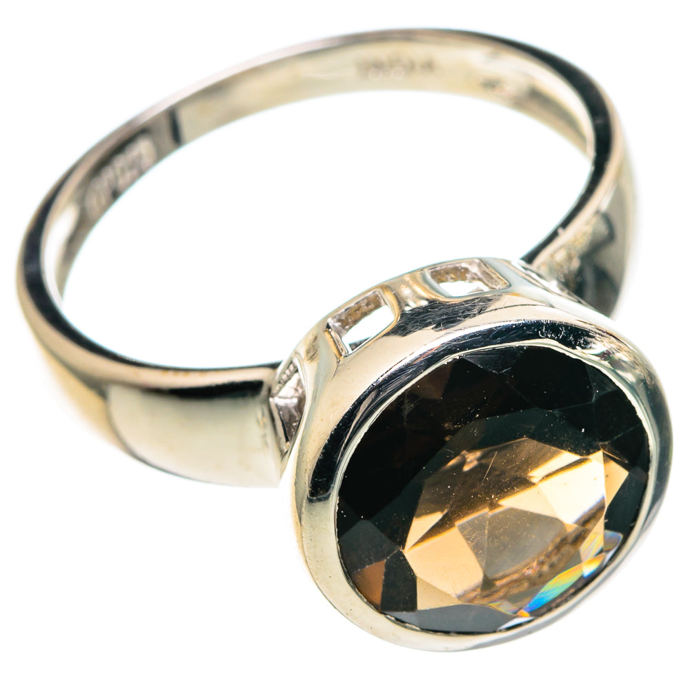 Smoky Quartz Rings handcrafted by Anasilvercos - RING86384