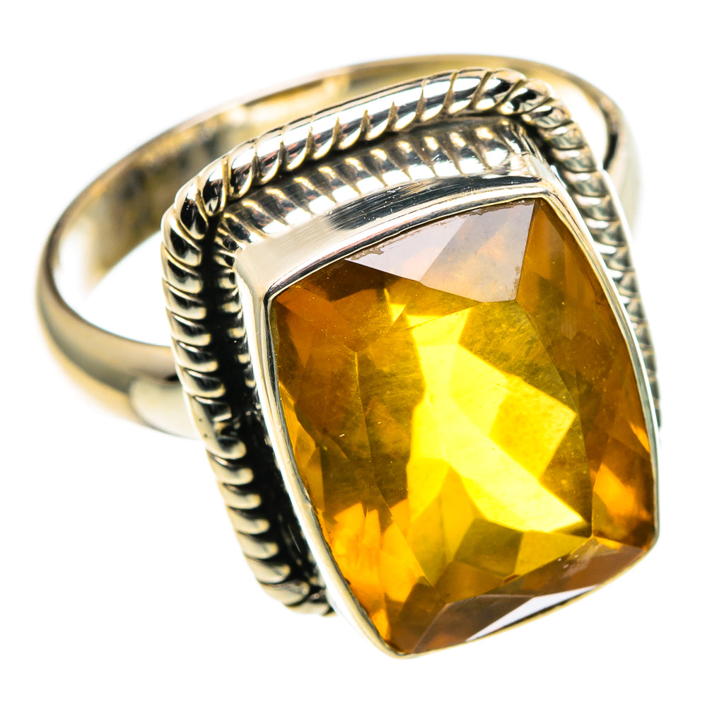 Mandarin Citrine Rings handcrafted by Anasilvercos - RING86387