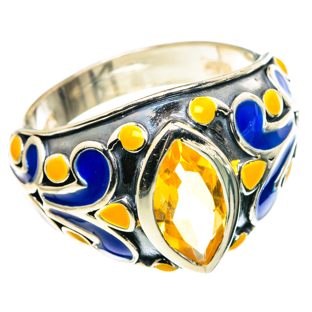 Citrine Rings handcrafted by Anasilvercos - RING86407