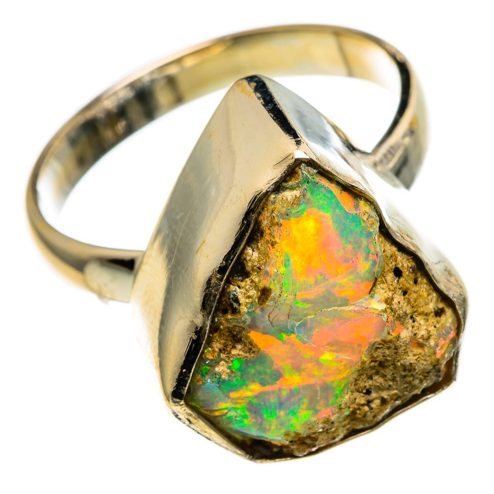 Ethiopian Opal Rings handcrafted by Anasilvercos - RING86409