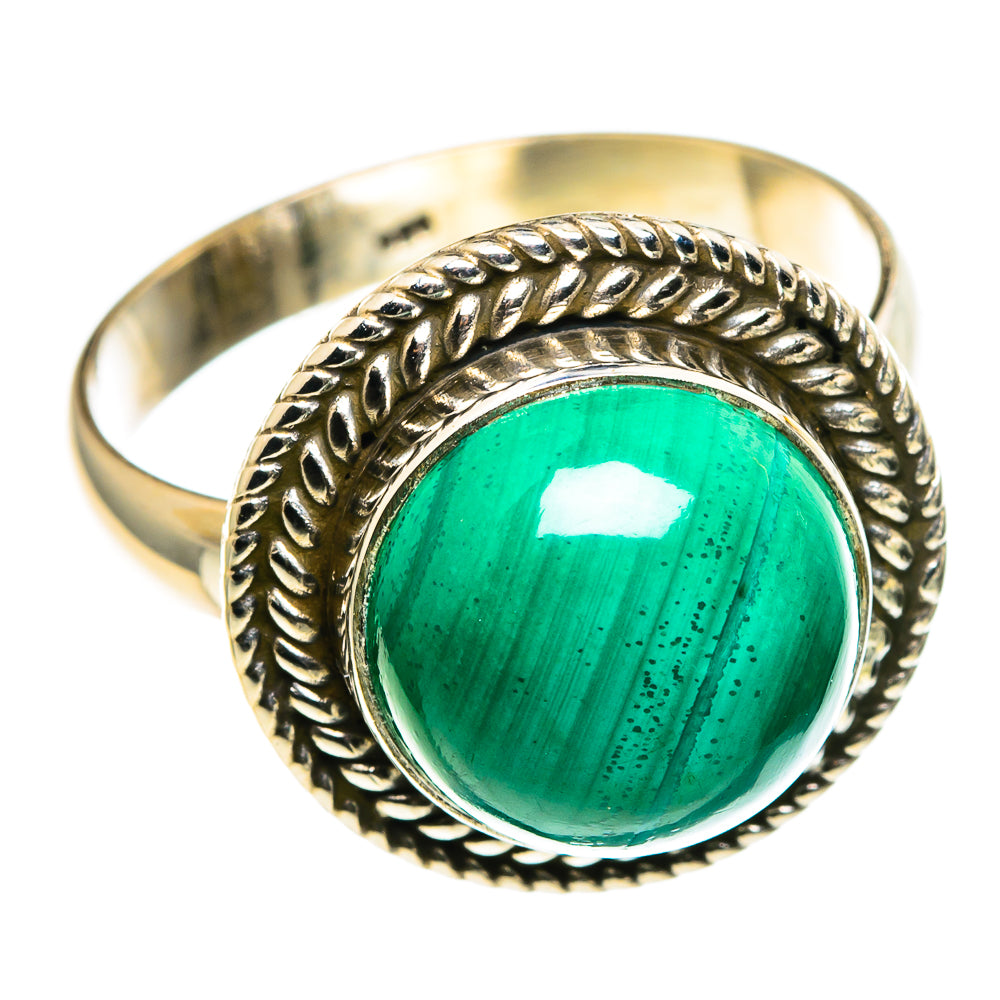 Malachite Rings handcrafted by Anasilvercos - RING86420