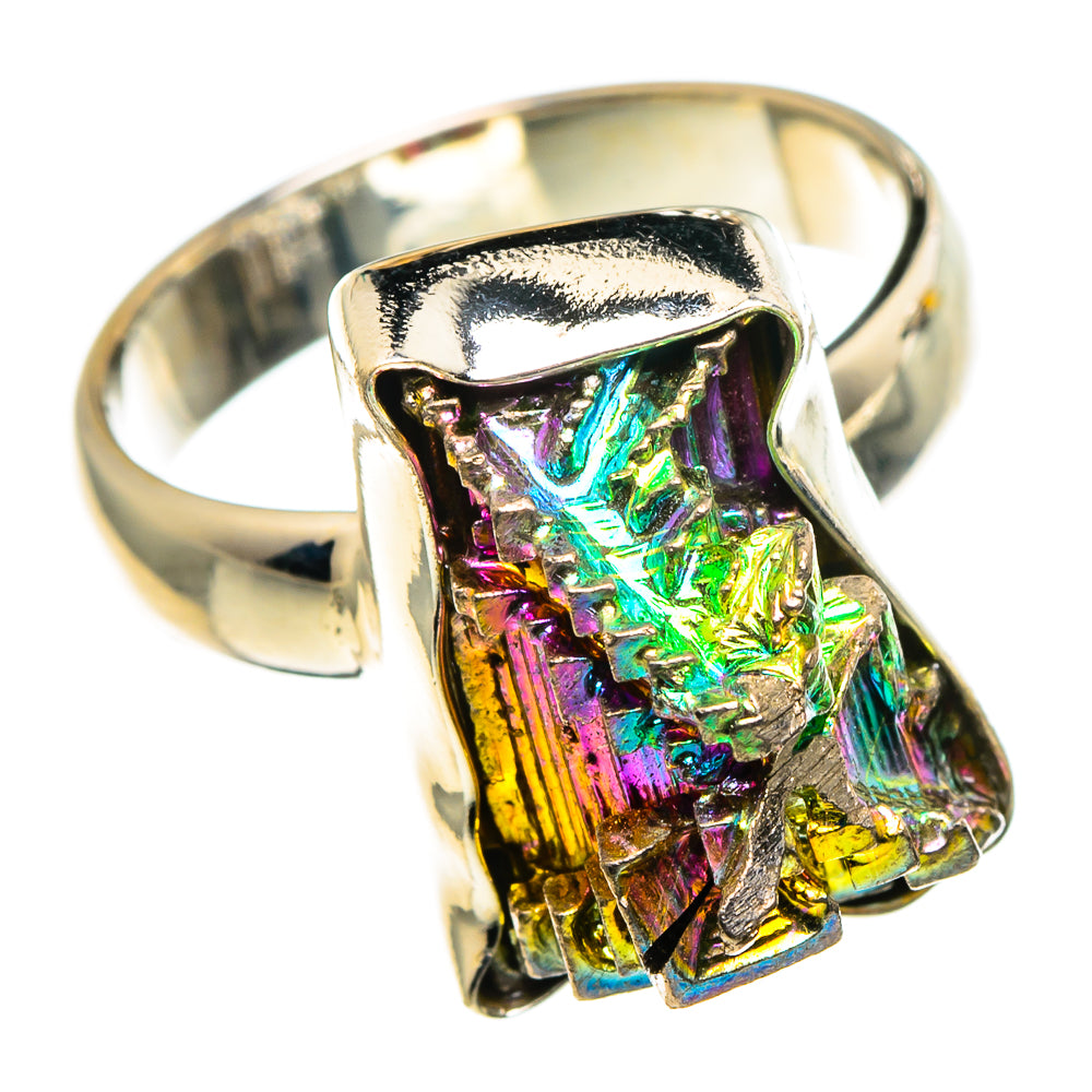 Bismuth Crystal Rings handcrafted by Anasilvercos - RING86443