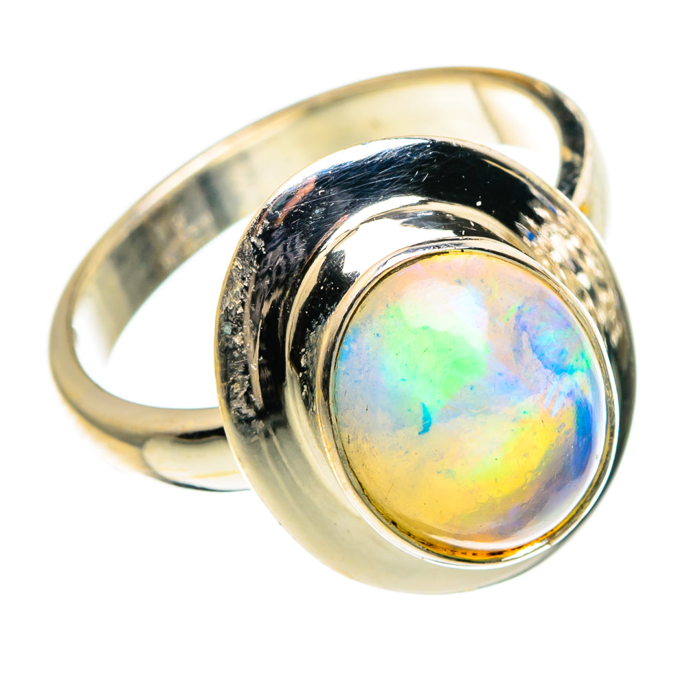 Ethiopian Opal Rings handcrafted by Anasilvercos - RING86444