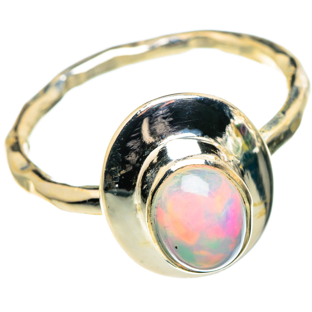 Ethiopian Opal Rings handcrafted by Anasilvercos - RING86445
