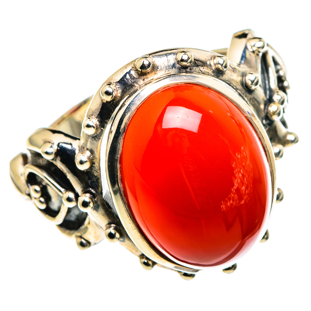 Red Onyx Rings handcrafted by Anasilvercos - RING86495