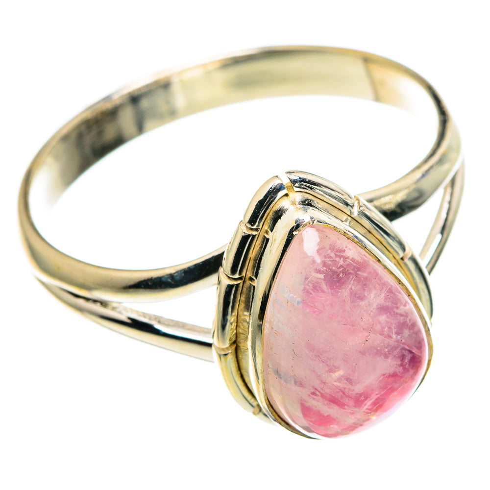 Pink Moonstone Rings handcrafted by Anasilvercos - RING86500
