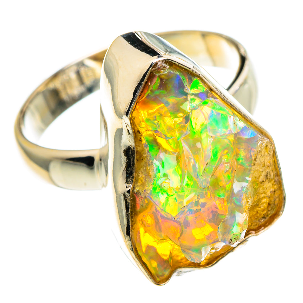 Ethiopian Opal Rings handcrafted by Anasilvercos - RING86510