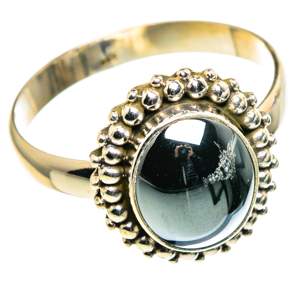 Hematite Rings handcrafted by Anasilvercos - RING86512
