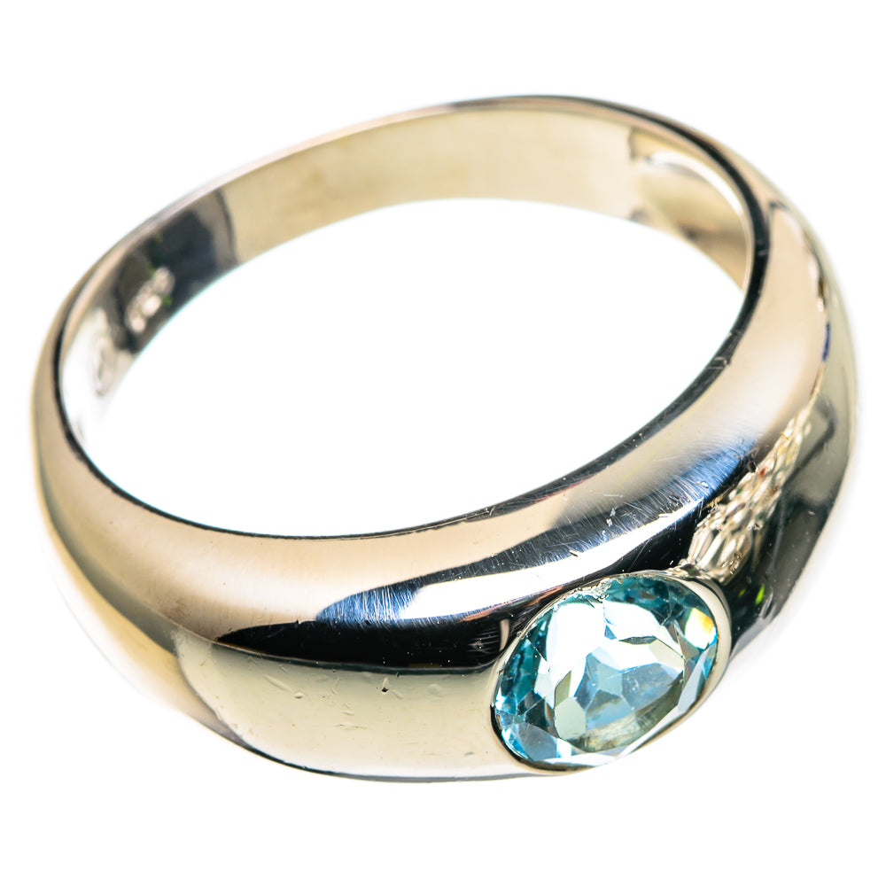 Blue Topaz Rings handcrafted by Anasilvercos - RING86516