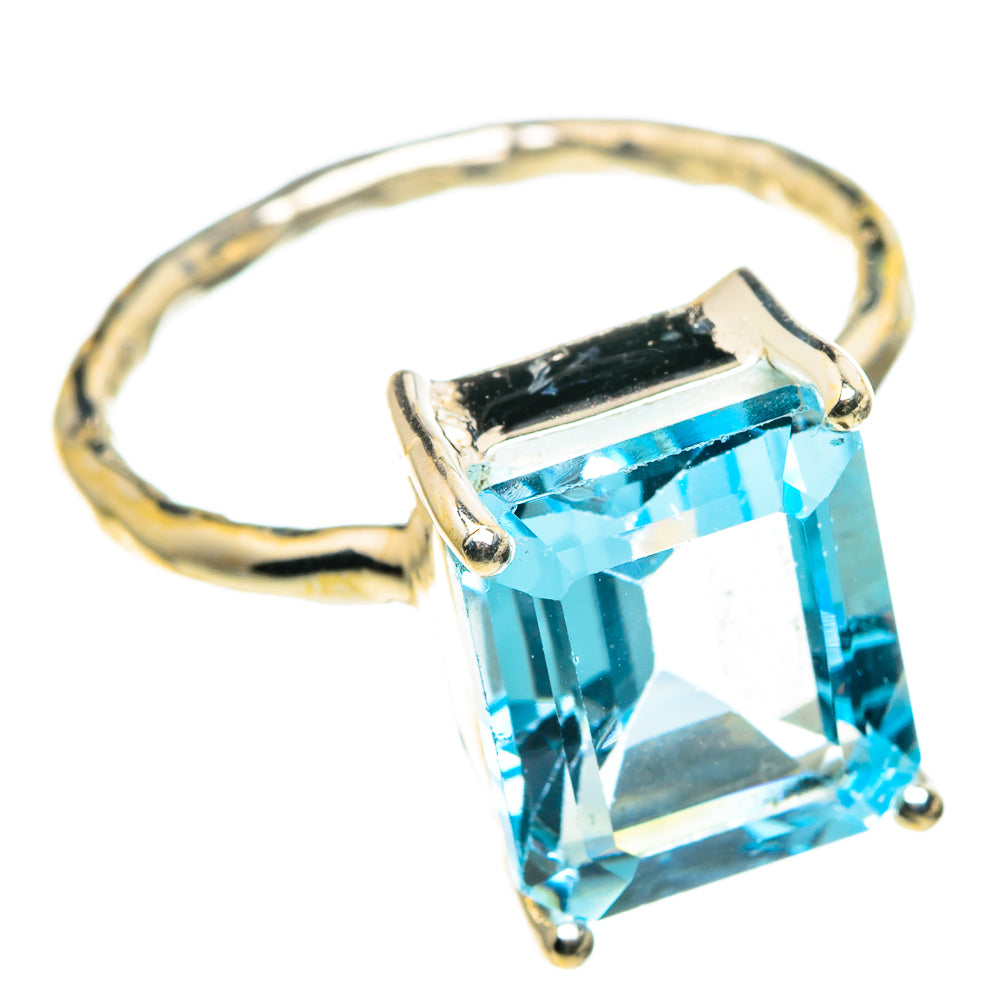Blue Topaz Rings handcrafted by Anasilvercos - RING86517