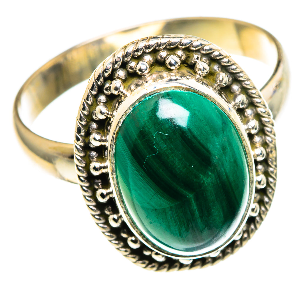 Malachite Rings handcrafted by Anasilvercos - RING86520