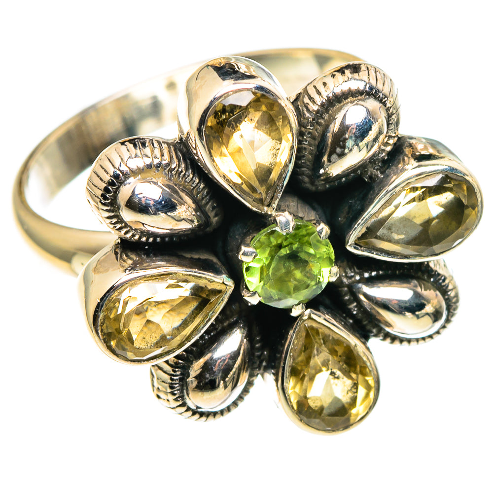 Peridot Rings handcrafted by Anasilvercos - RING86529