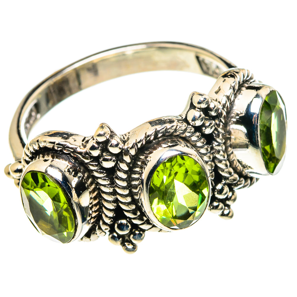 Peridot Rings handcrafted by Anasilvercos - RING86552