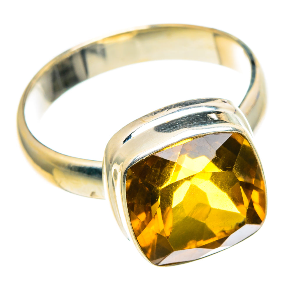 Mandarin Citrine Rings handcrafted by Anasilvercos - RING86558