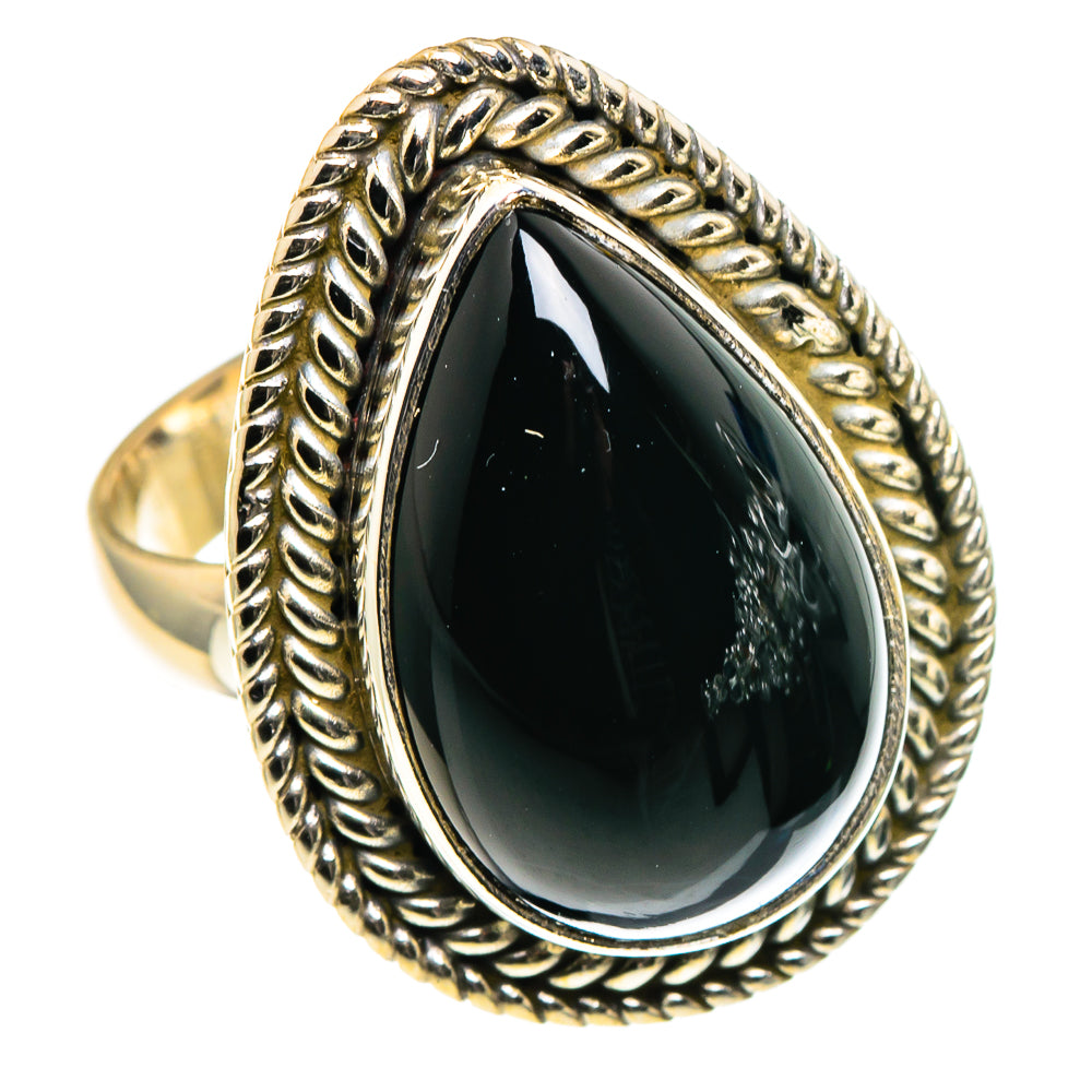 Black Onyx Rings handcrafted by Anasilvercos - RING86567