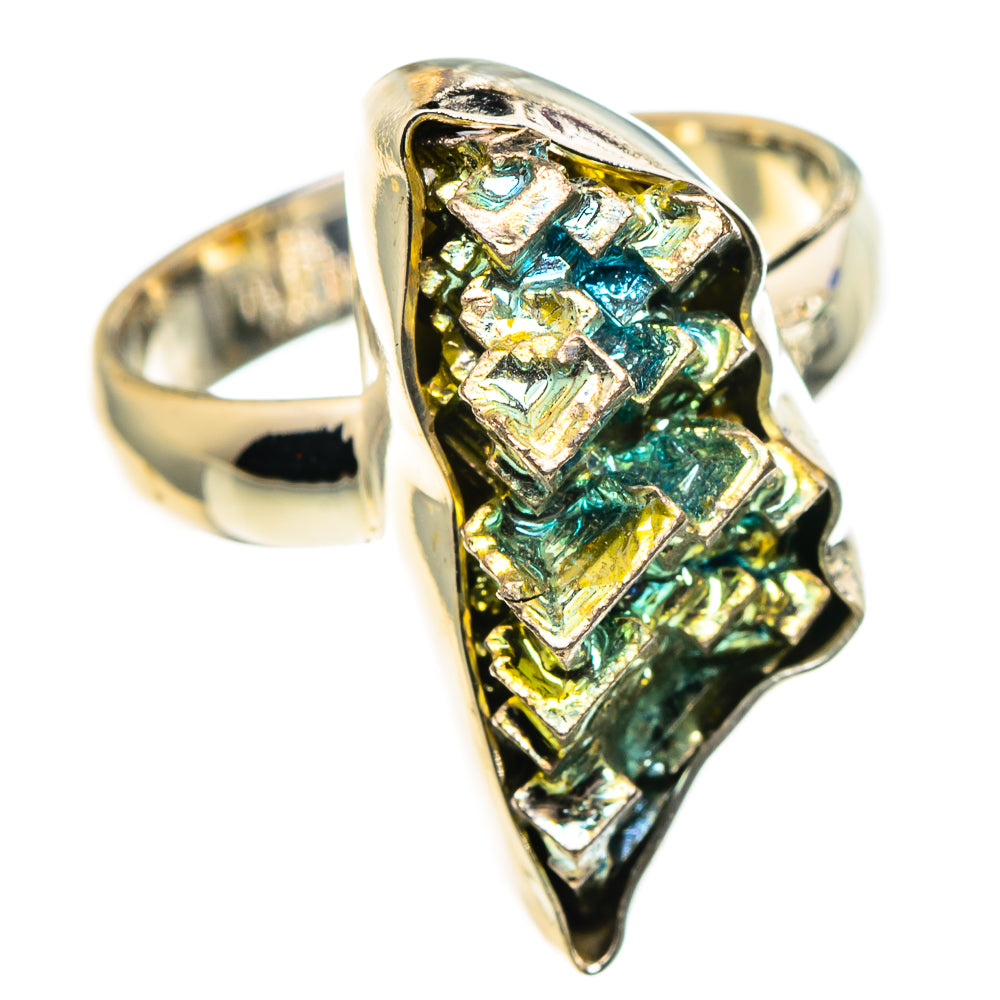 Bismuth Crystal Rings handcrafted by Anasilvercos - RING86573